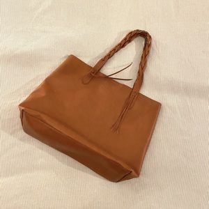 Sole society tan Vegan leather bag